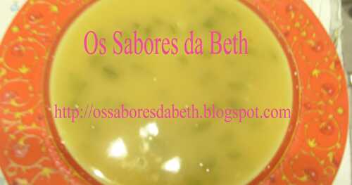 Sopa de Feijão Verde  /  Soupe de Coco Plat