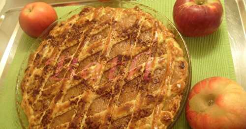 Tarte à la  Compote de Pommes Fait Maison  /  Tarte de Compota de Maçã caseira