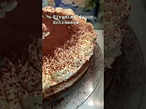 Tiramisu Façon Entremets 