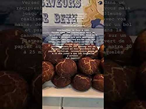 Biscuits à la Cannelle / Biscoitos de Canela