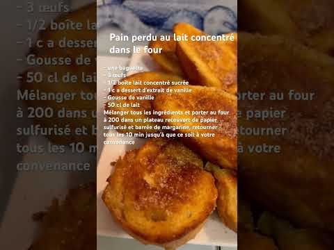 Pain Perdu au lait Concentré dans le Four / Rabanadas no Forno de Leite Condensado 