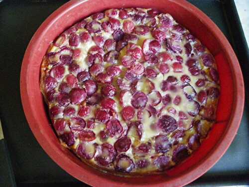 Clafoutis aux cerises sans gluten