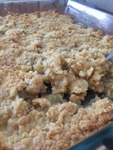 CRUMBLE AUX POMMES