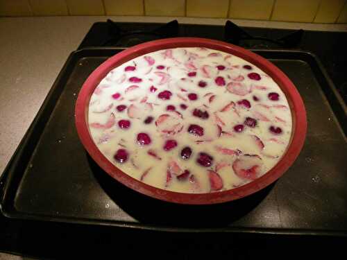 Flan patissier aux cerises