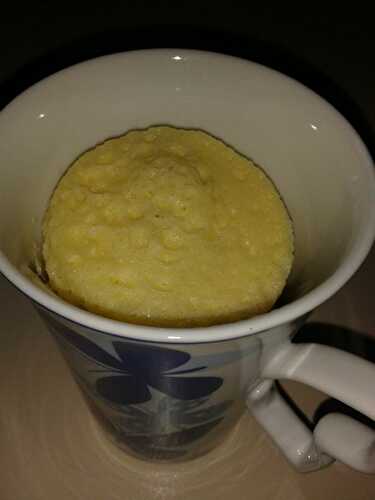 Mug cake au citron