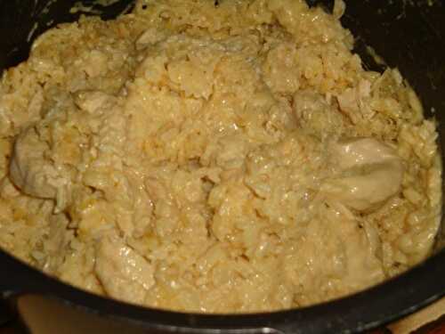 Poulet citron creme olive et riz au cookeo sans gluten et sans lactose