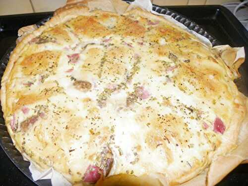 Quiche jambon raclette