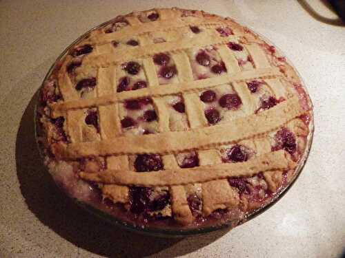 Tarte amandine aux cerises