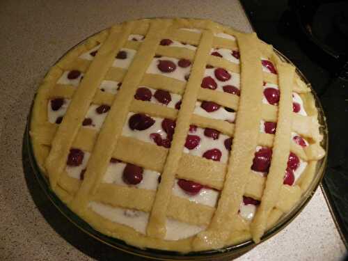 Tarte amandine aux cerises