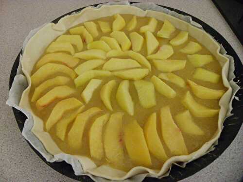 Tarte amandine aux nectarines