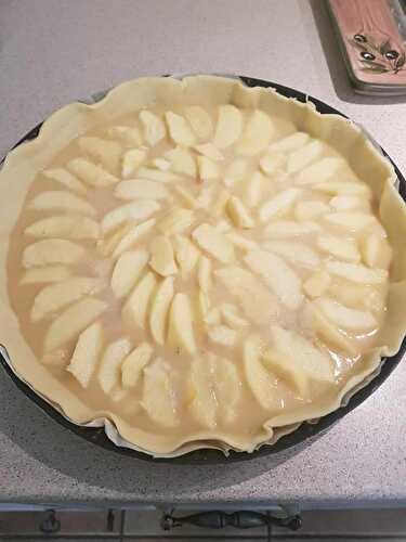 Tarte amandine aux pommes