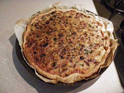 Tarte aux legume sans gluten et sans lactose