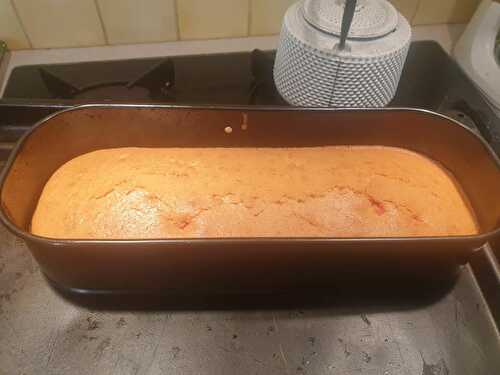 Gâteau aux pralines roses comme une brioche