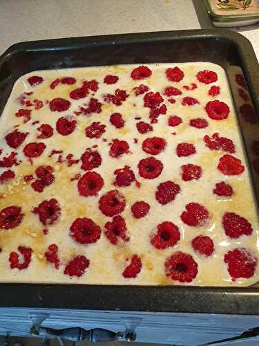 Clafoutis aux framboises