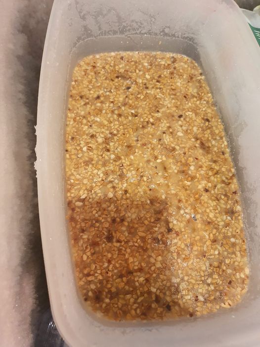 Glace aux éclats de nougatine sans lactose