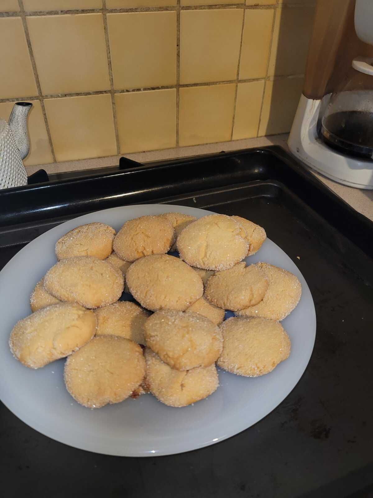 Biscuits a la poudre d'amende et crème de marron