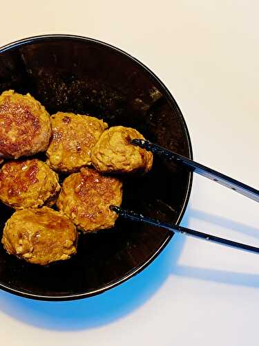 Boulettes de porc asiatiques