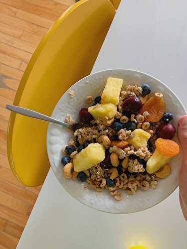 Cheerios™️ aux fruits, noix et flocons d’avoine