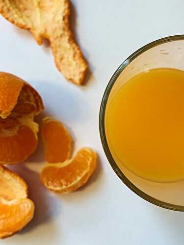 Jus d'orange et clémentine