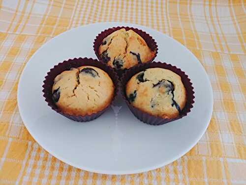 Muffins aux myrtilles