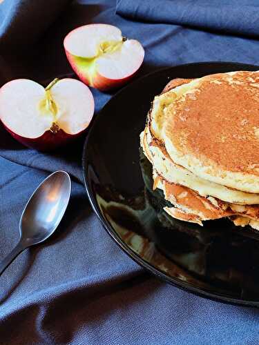 Pancakes à la compote de pommes