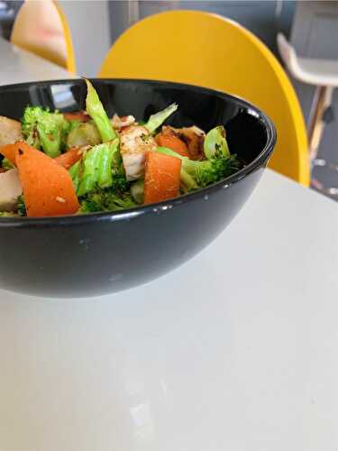 Poulet rôti, carottes et brocoli | Les Zackardises