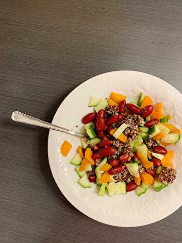 Salade de quinoa aux haricots rouges