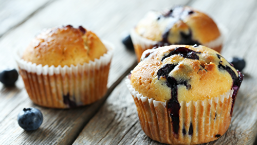 Muffins aux bleuets