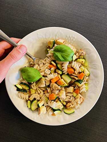 Salade de fusillis et poulet