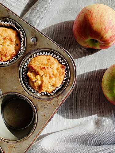 Muffins aux pommes sans gluten