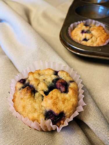 Muffins aux bleuets sans gluten  PAR ZACHARY BARDE