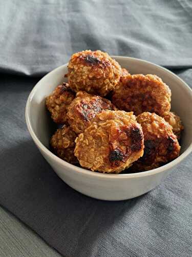 Boulettes de porc épicées aux flocons de riz