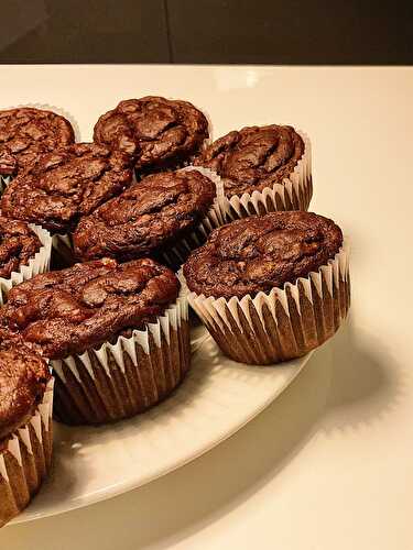 Muffins aux bananes et chocolat