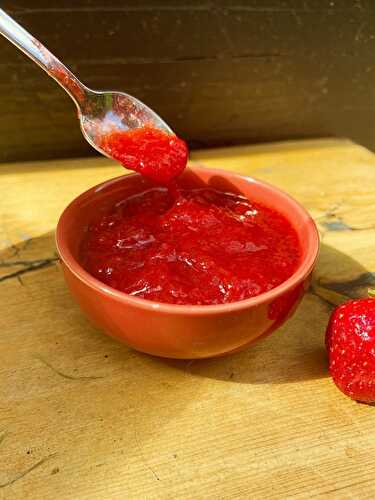 Confiture de fraises maison