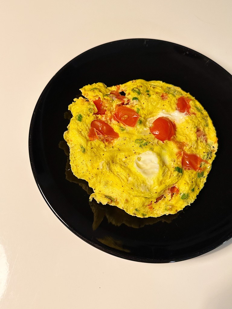 Omelette au micro-ondes