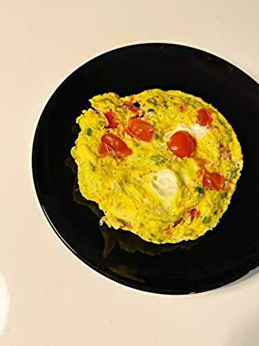 Omelette au micro-ondes