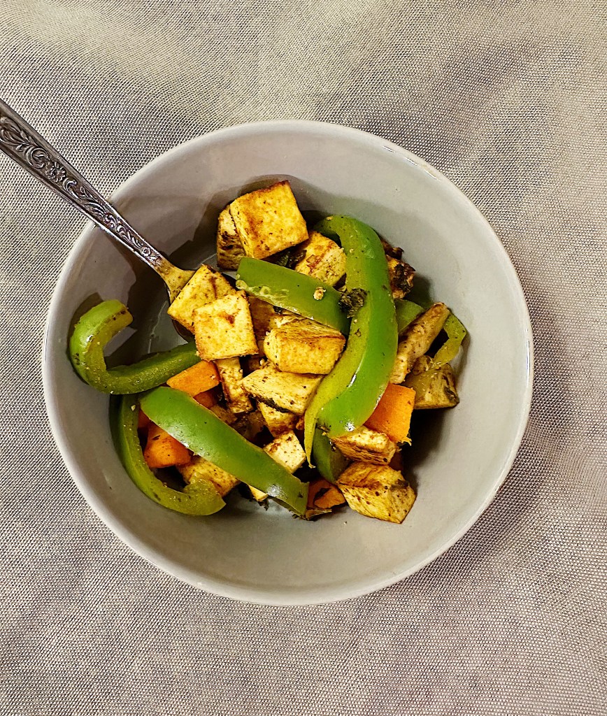 Tofu au curcuma et sauce soya