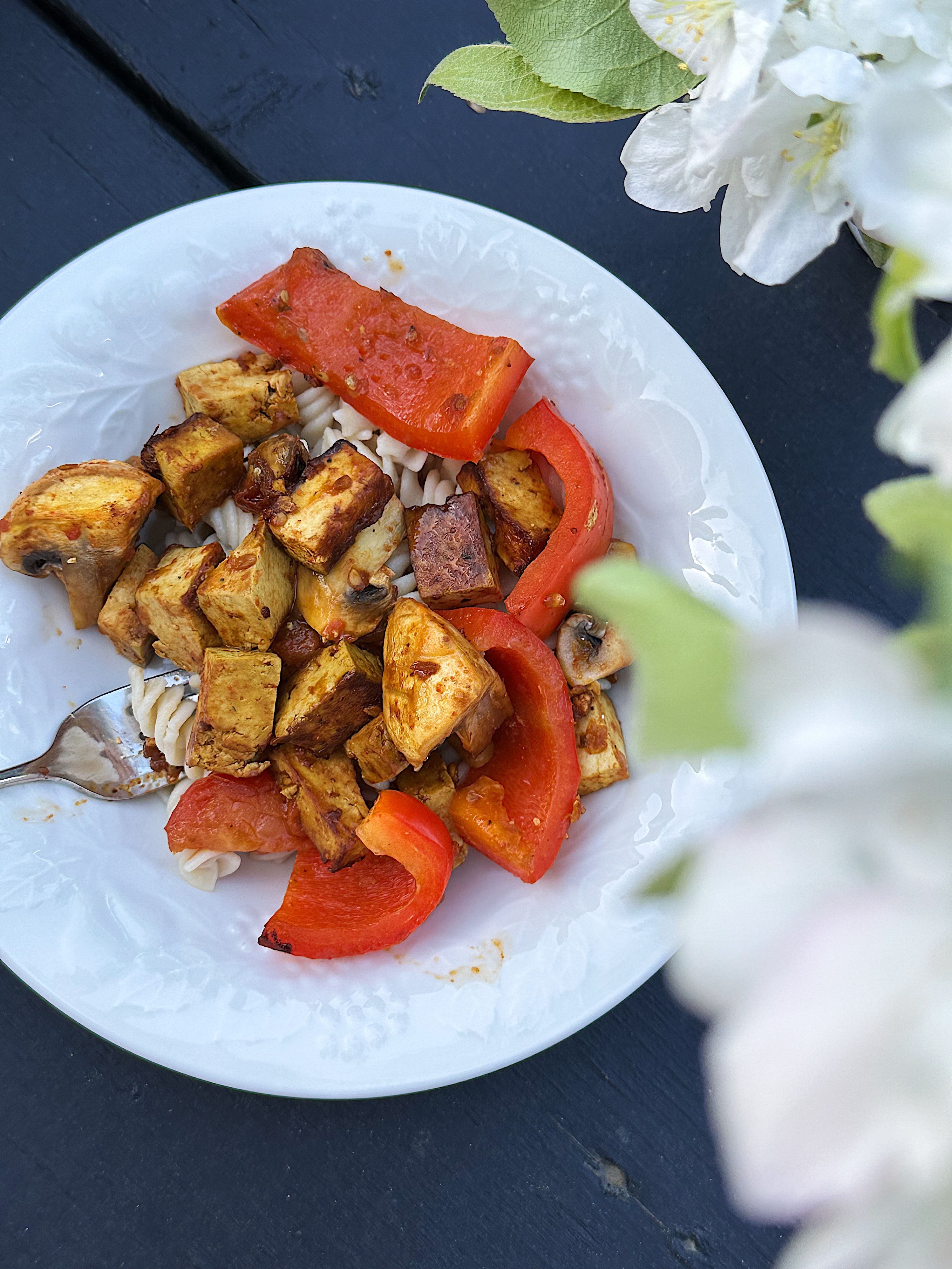 Nouilles au tofu épicé