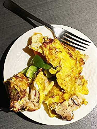 Omelette aux champignons