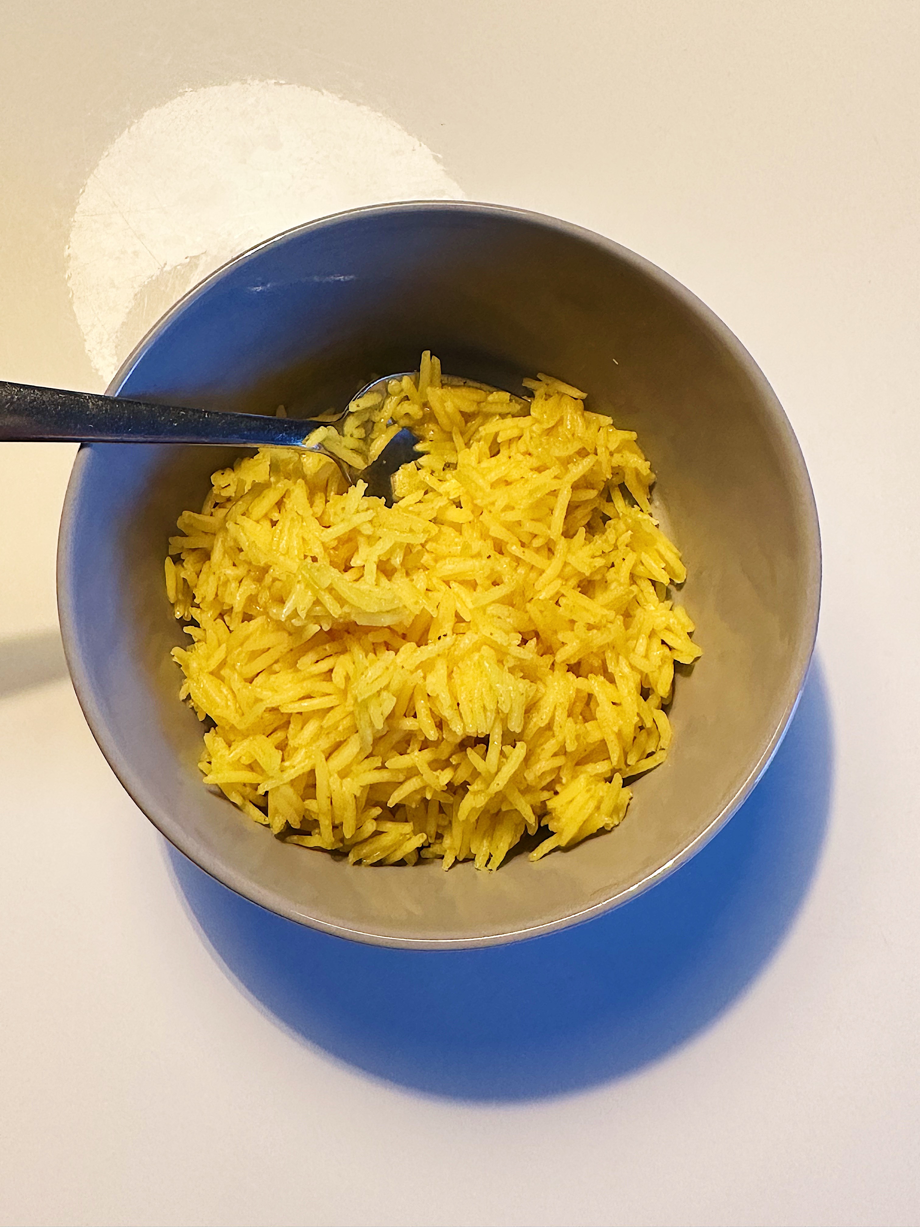 Riz jaune au curcuma