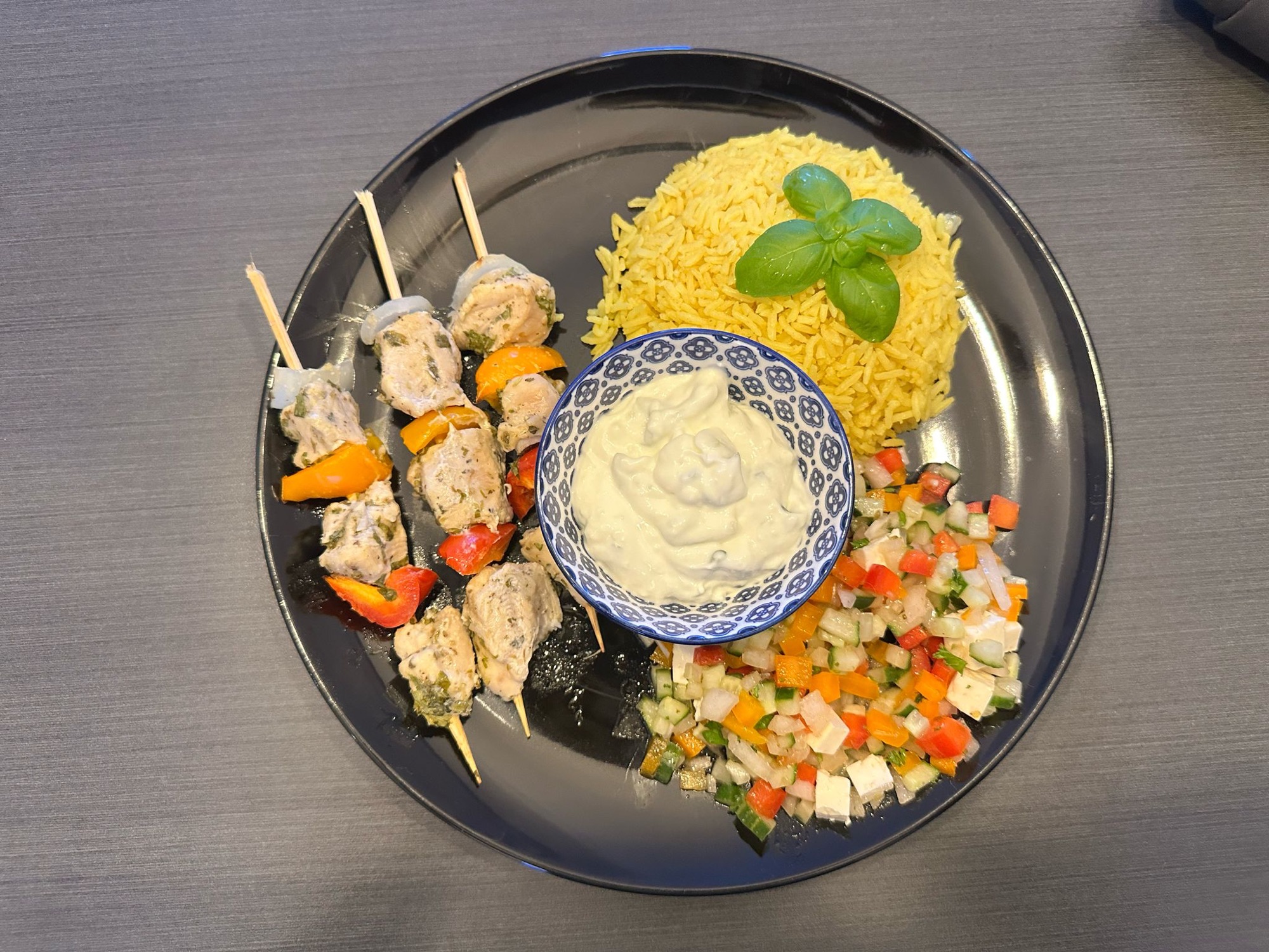 Poulet souvlaki - Les Zackardises