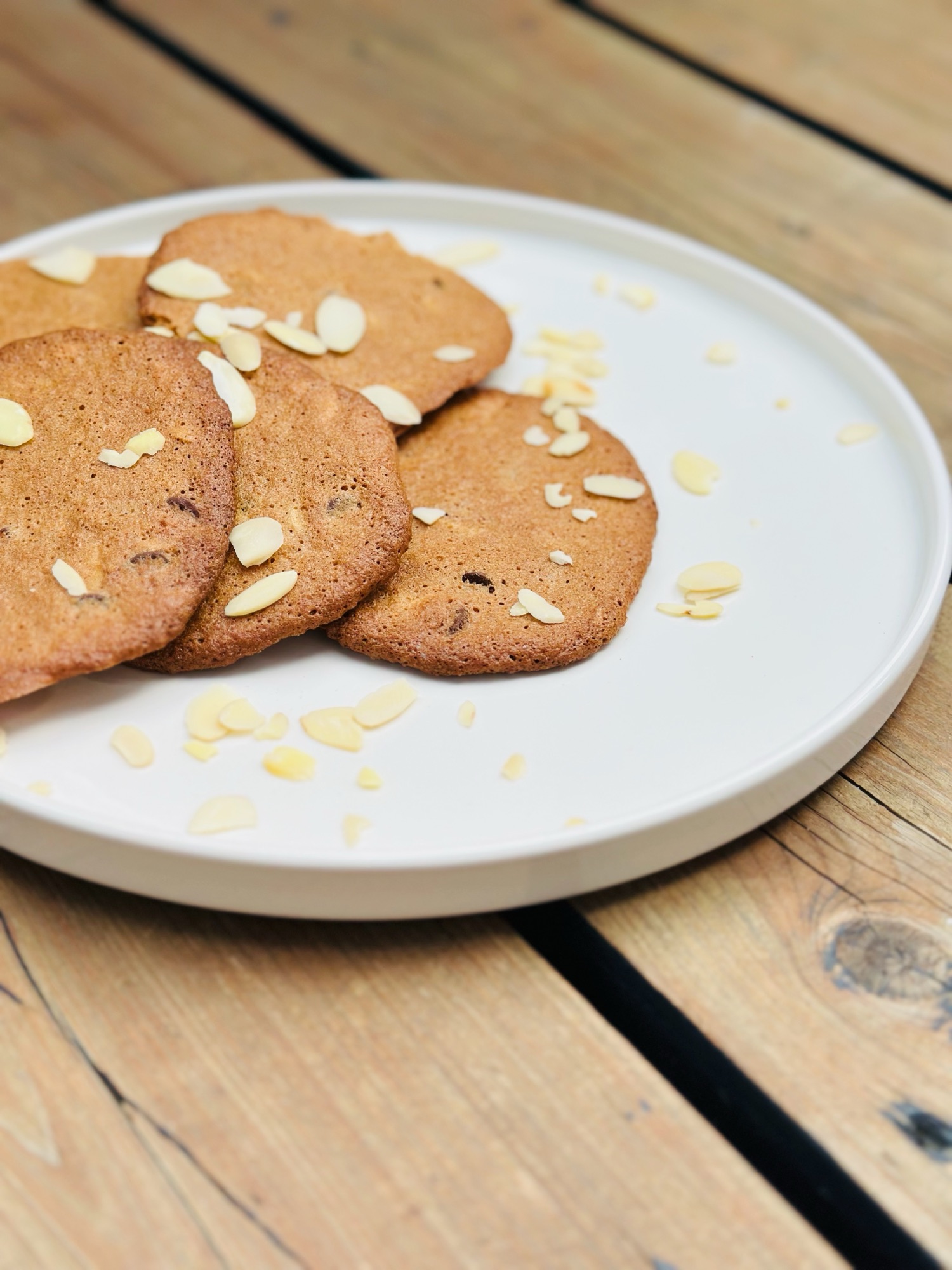 Biscuits au beurre d'amande et chocolat - Les Zackardises
