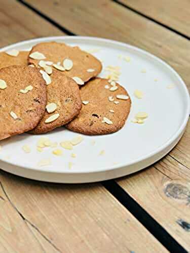 Biscuits au beurre d'amande et chocolat - Les Zackardises
