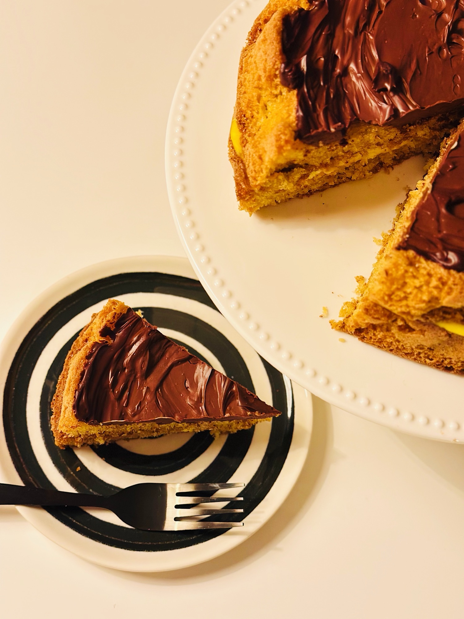 Gâteau Boston sans gluten