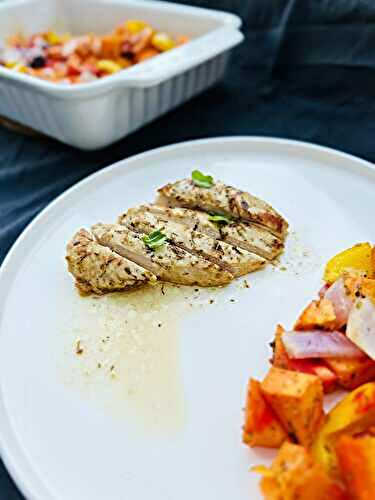 Escalopes de poulet à la grecque - Les Zackardises
