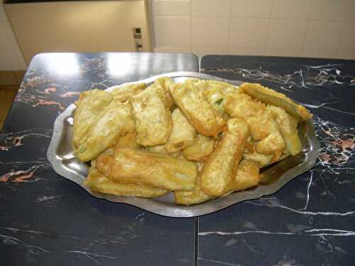 BEIGNETS DE COURGETTES