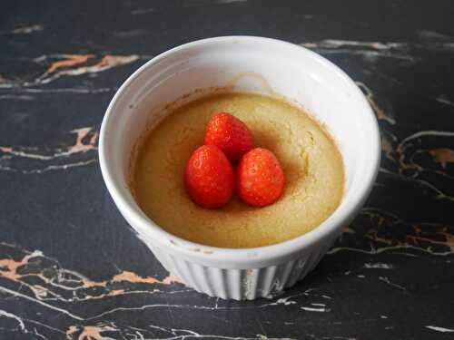 FLANS DE COCO FRAISES MENTHOLEES