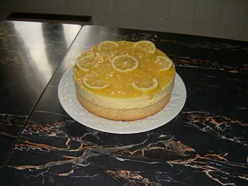 GÂTEAU A LA MOUSSE DE CITRON