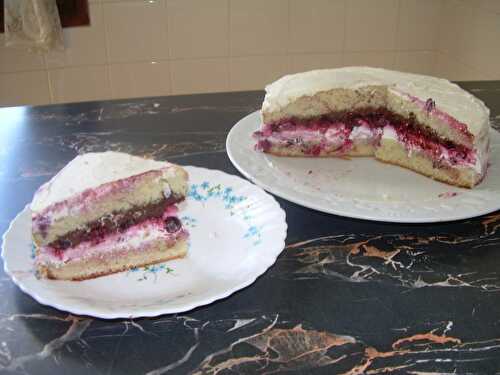 GÂTEAU MASCARPONE FRAMBOISES