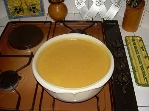 SOUPE DE COURGE ET CHATAIGNES